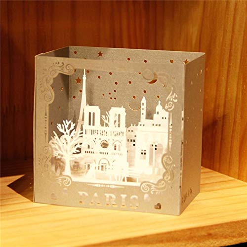 3D París Pop-up Tarjetas de felicitación para cumpleaños Amor Día de la Madre Gracias Tarjeta de aniversario Tarjetas de graduación hechas a mano - Image 7