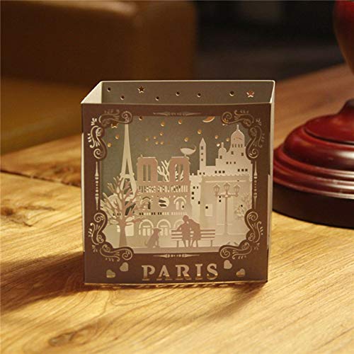 3D París Pop-up Tarjetas de felicitación para cumpleaños Amor Día de la Madre Gracias Tarjeta de aniversario Tarjetas de graduación hechas a mano - Image 2