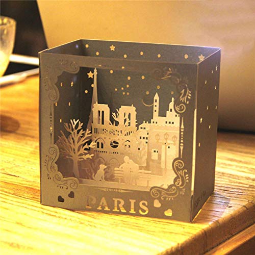 3D París Pop-up Tarjetas de felicitación para cumpleaños Amor Día de la Madre Gracias Tarjeta de aniversario Tarjetas de graduación hechas a mano - Image 5