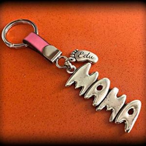 Llavero mama con pie/s personalizado/s. Regalo para madres dia de Reyes - Papa Noel