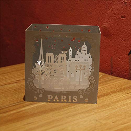 3D París Pop-up Tarjetas de felicitación para cumpleaños Amor Día de la Madre Gracias Tarjeta de aniversario Tarjetas de graduación hechas a mano - Image 8