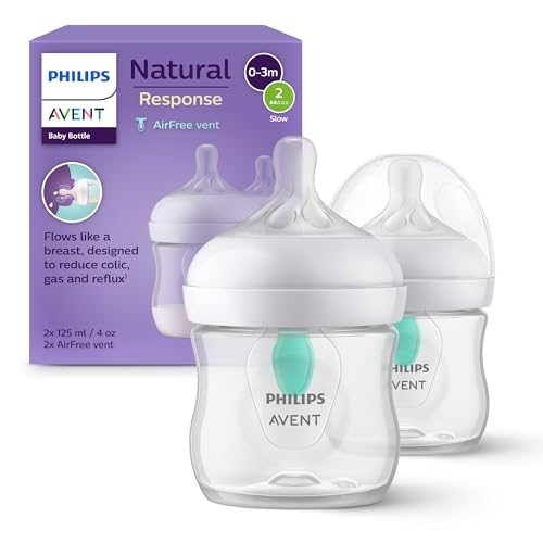 Philips Avent Biberón Natural Response: 2 biberones 125 sin