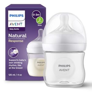 Philips Avent Biberón Natural Response: Biberón bebés recién