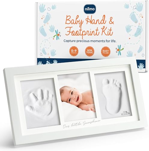 Niimo® Kit Huella Manos Pies Bebés Sin Tinta Con Marco Con