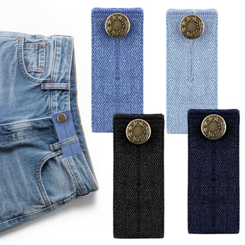 4 extensiones cintura pantalones, extensión botones, faldas