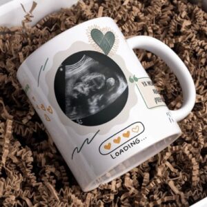 Nomart Taza Ecografía Personalizable, Anunciar Llegada Bebé,