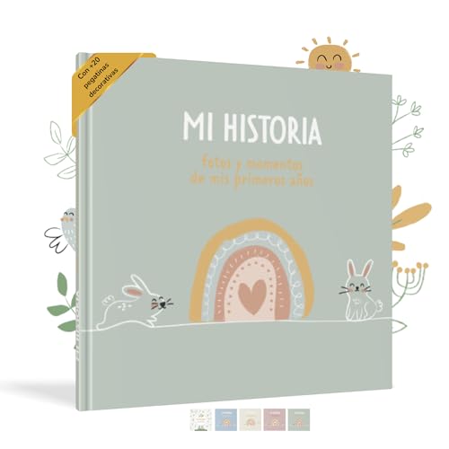 HUBORNS Libro Recuerdos Bebé Nacimiento hasta 5 Años