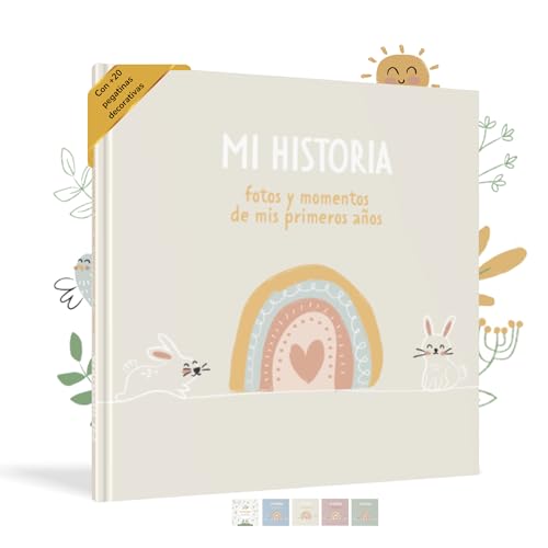 HUBORNS Libro Recuerdos Bebé Nacimiento hasta 5 Años