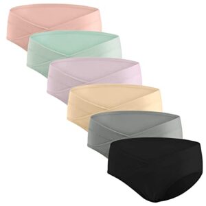 HBselect 6 Pack Bragas Embarazadas Algodon Forma Braguitas