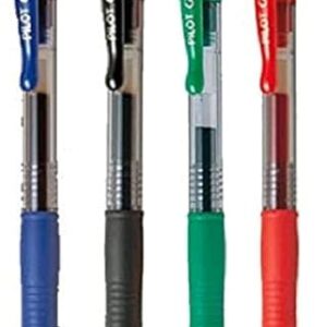 Boligrafo pilot pack 12 u.(6 azules,4 negros,1 rojo,1 verde)