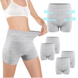 ACWOO Ropa Interior Posparto Cintura Alta Desechable 4 PCS