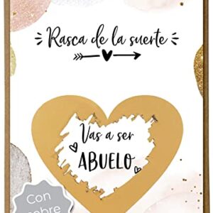JoliCoon Tarjeta rascar Vas ser abuelo, anuncio embarazo,