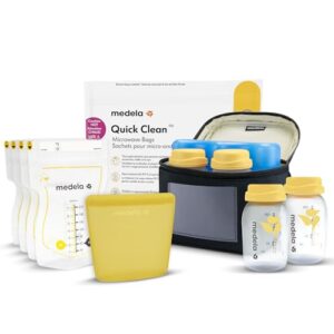 Medela kit todo uno almacenamiento leche materna biberones