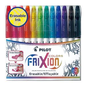 Pilot Frixion - Pack de 12 rotuladores, Multicolor