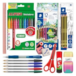 EcoPack Pack Ahorro Completo Material Escolar Primeras
