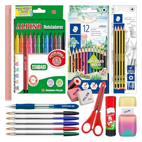 EcoPack Pack Ahorro Completo Material Escolar Primeras