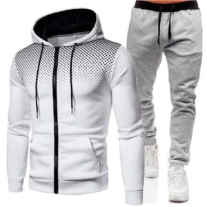 Chándal completo hombre invierno 2 piezas sudadera capucha