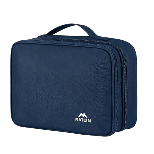 MATEIN Organizador Cables Viaje, Bolsa Organizadora 2 Capas