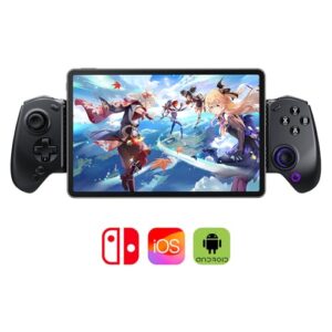 Controlador juegos móvil Bluetooth azul retro iPhone iPad, 1