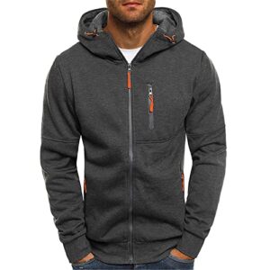 Innerternet Sudaderas Capucha Hombre, Cardigan Manga Larga