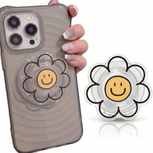 MYZWEL Agarre plegable magnético diseño sonrisa girasol iPad